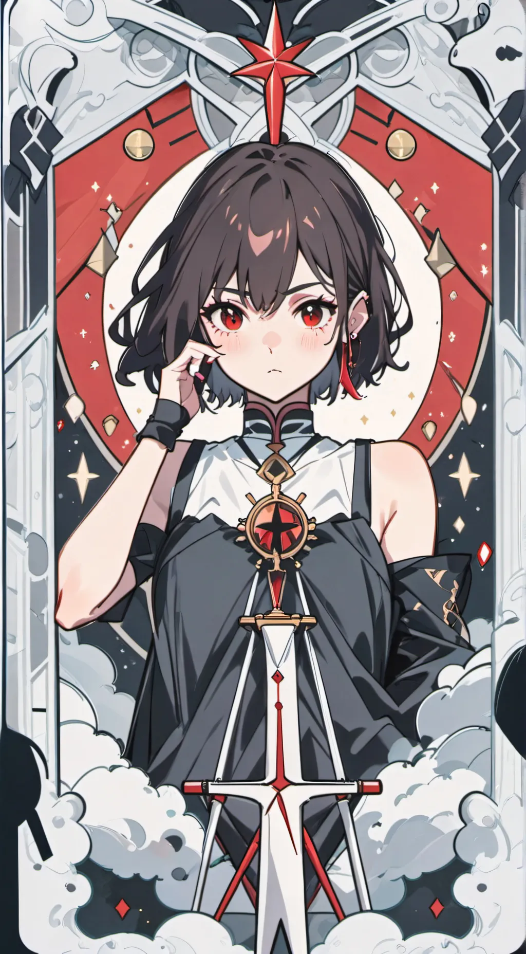 ai character: bottled rage kny background