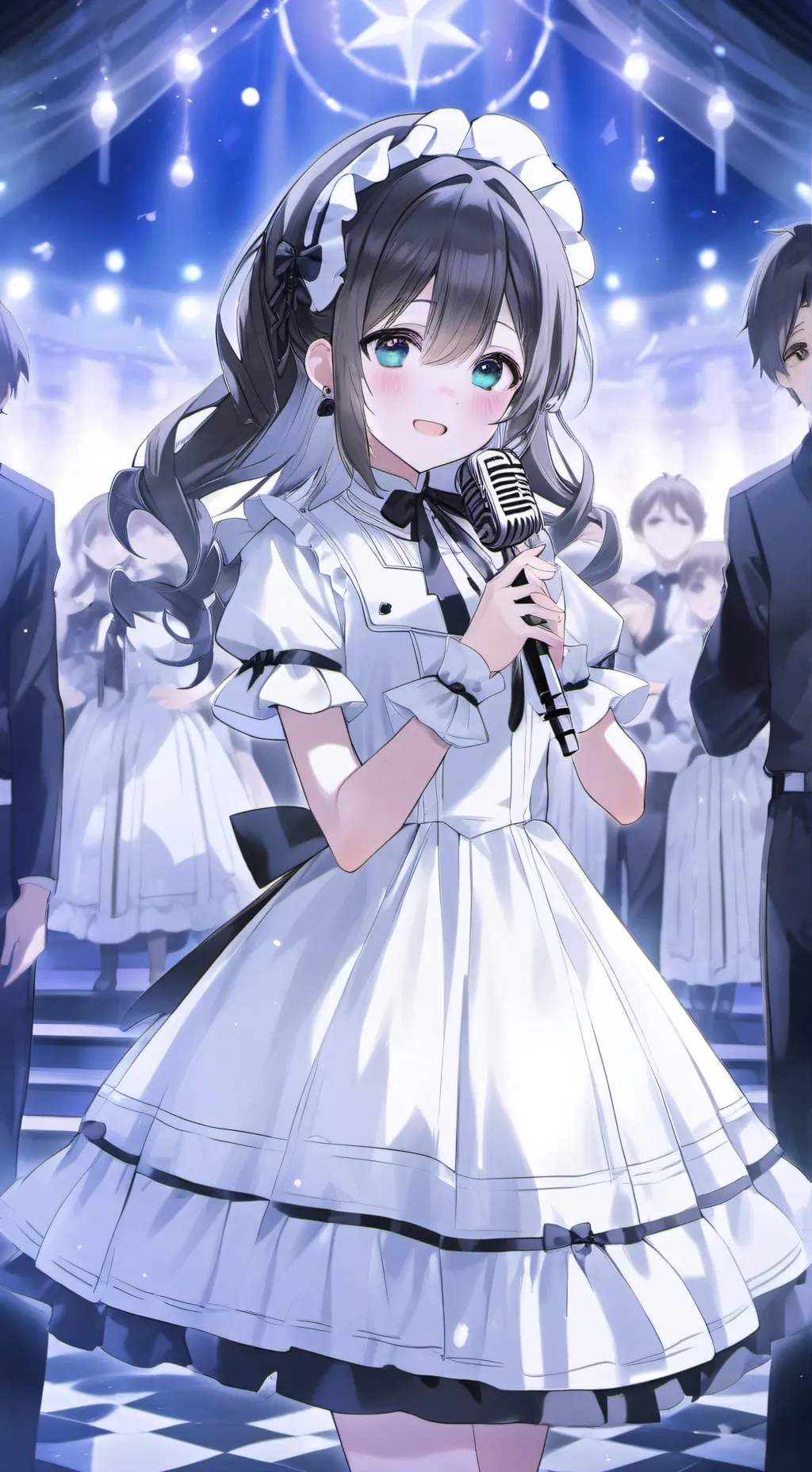 ai character: choir background