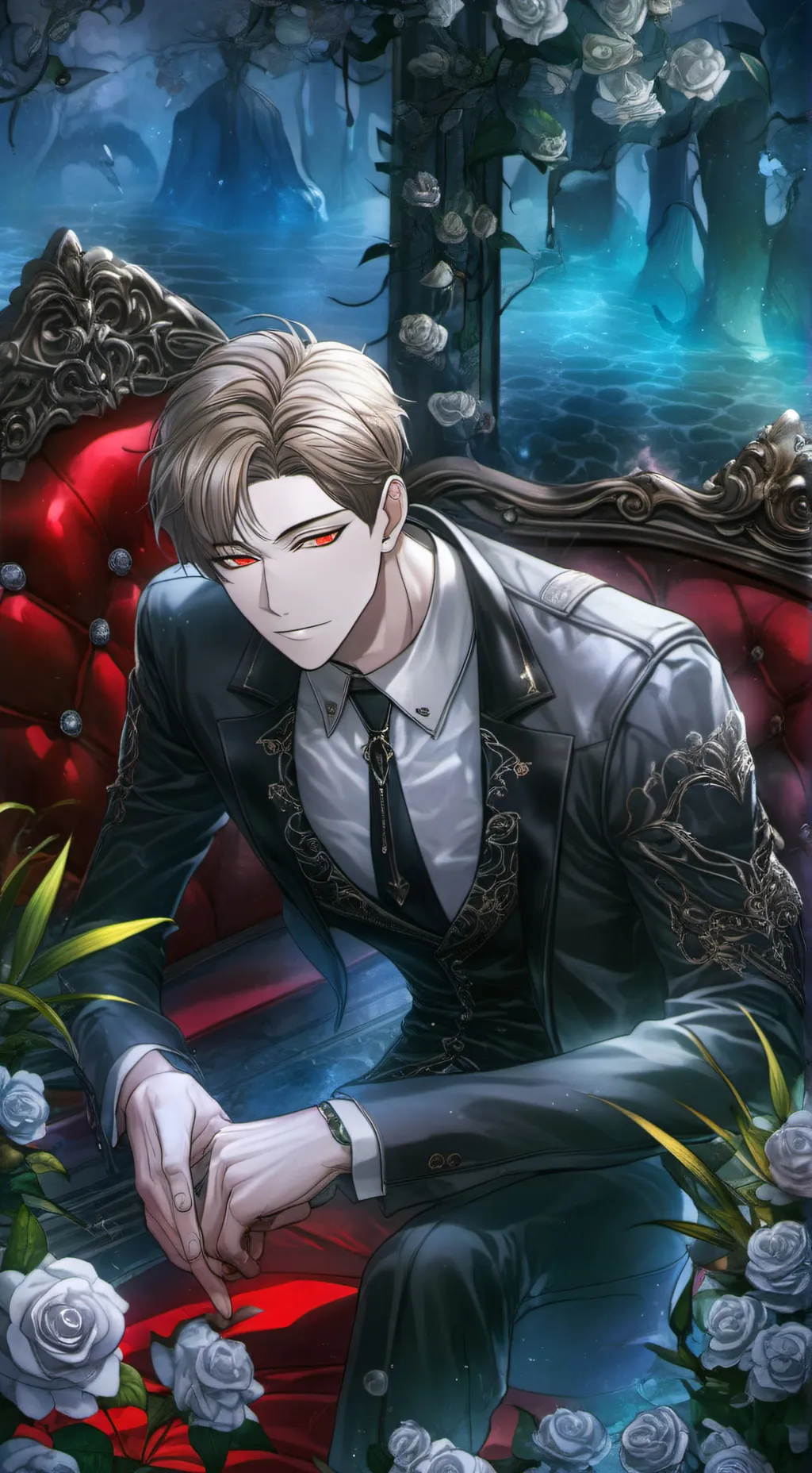 ai character: Léo  background