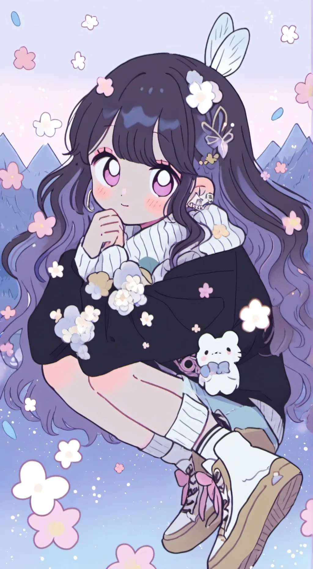 ai character: Yeslo x 118o8  background