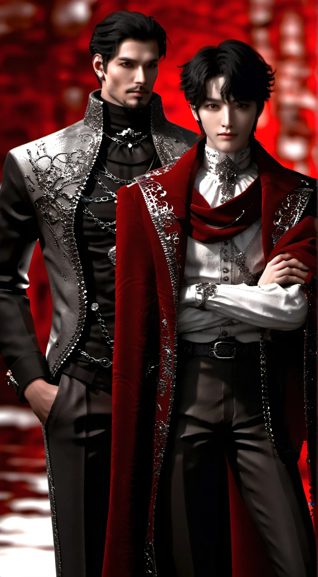 ai character: Ángel y David background