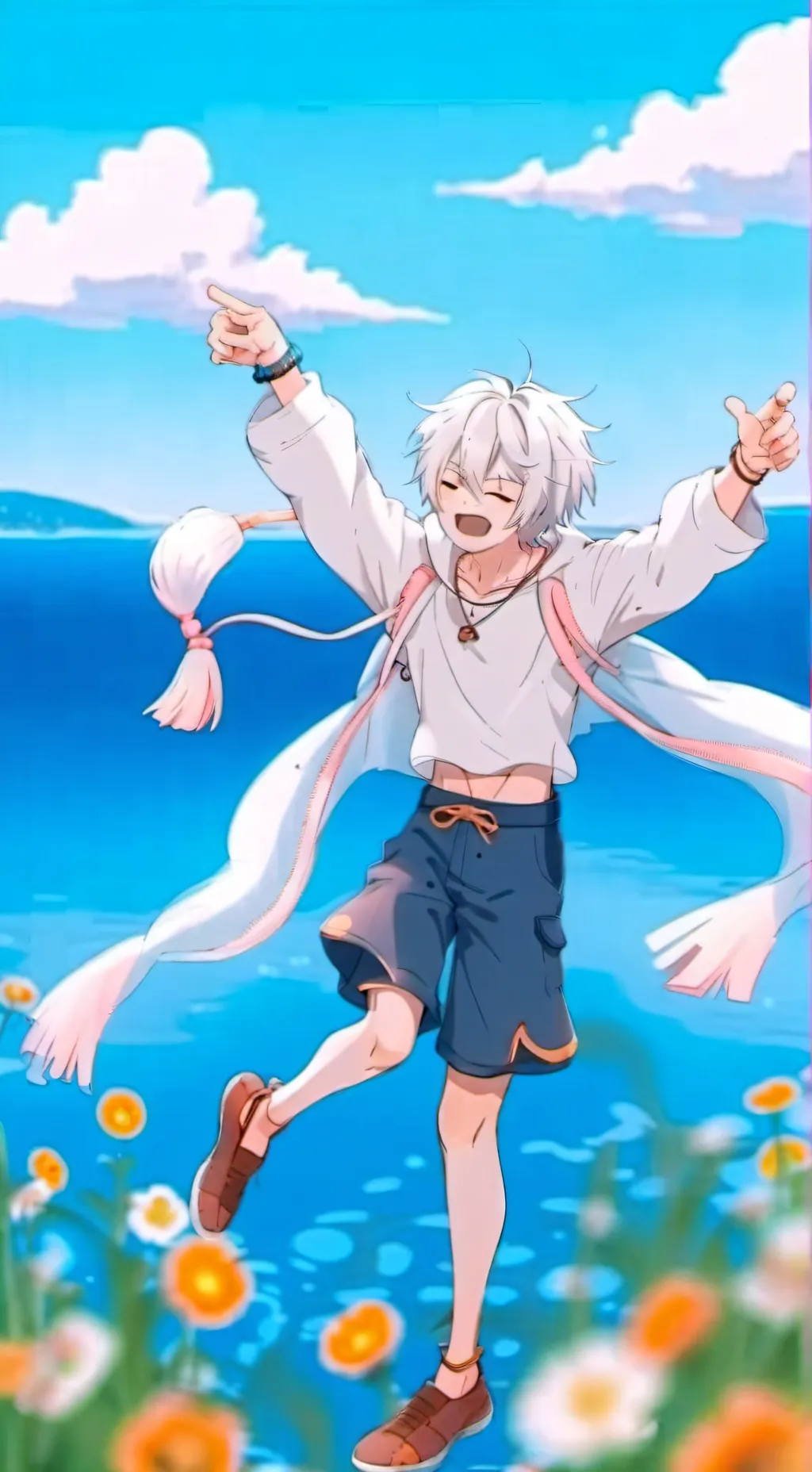 ai character: gojo background