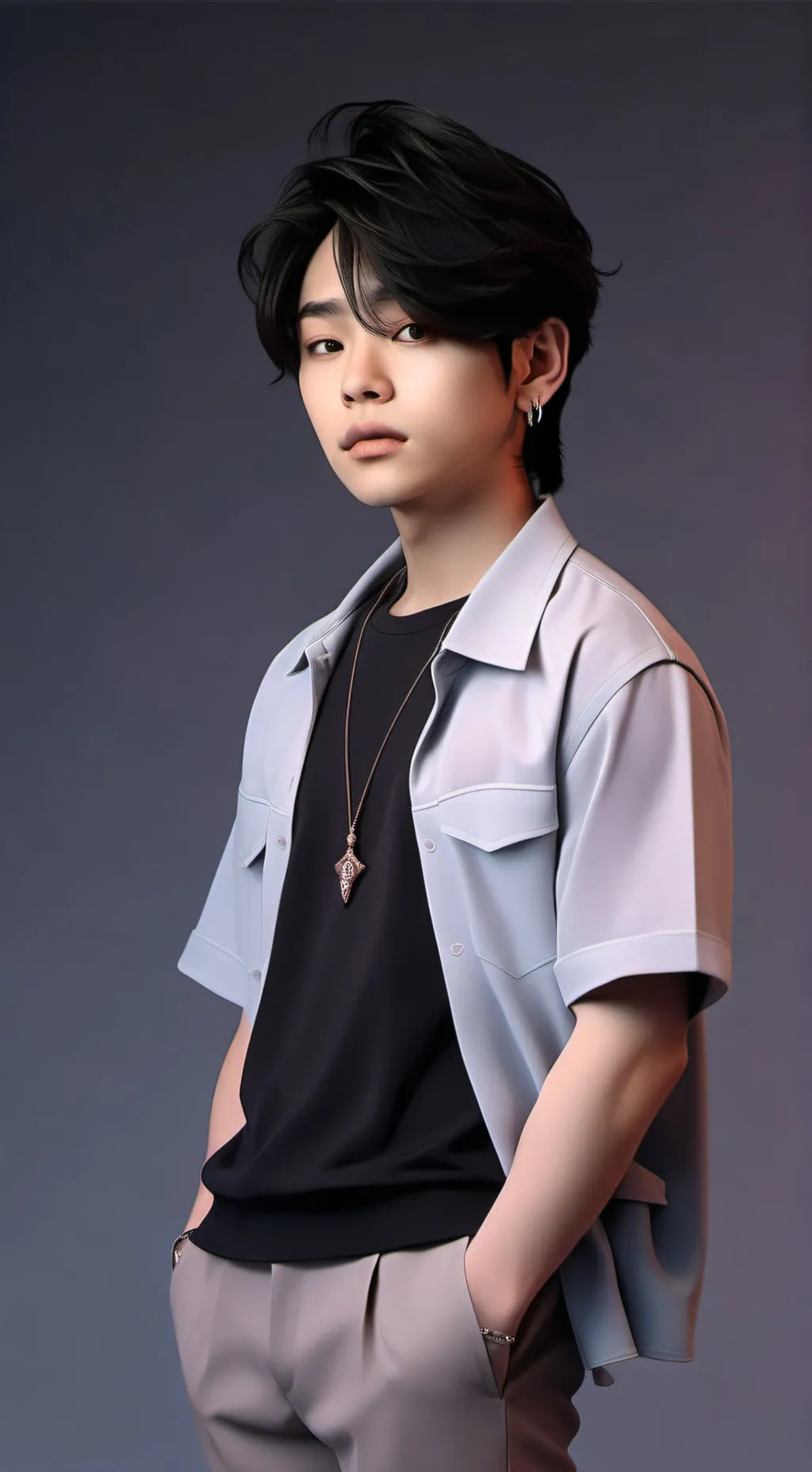 ai character: Maki background