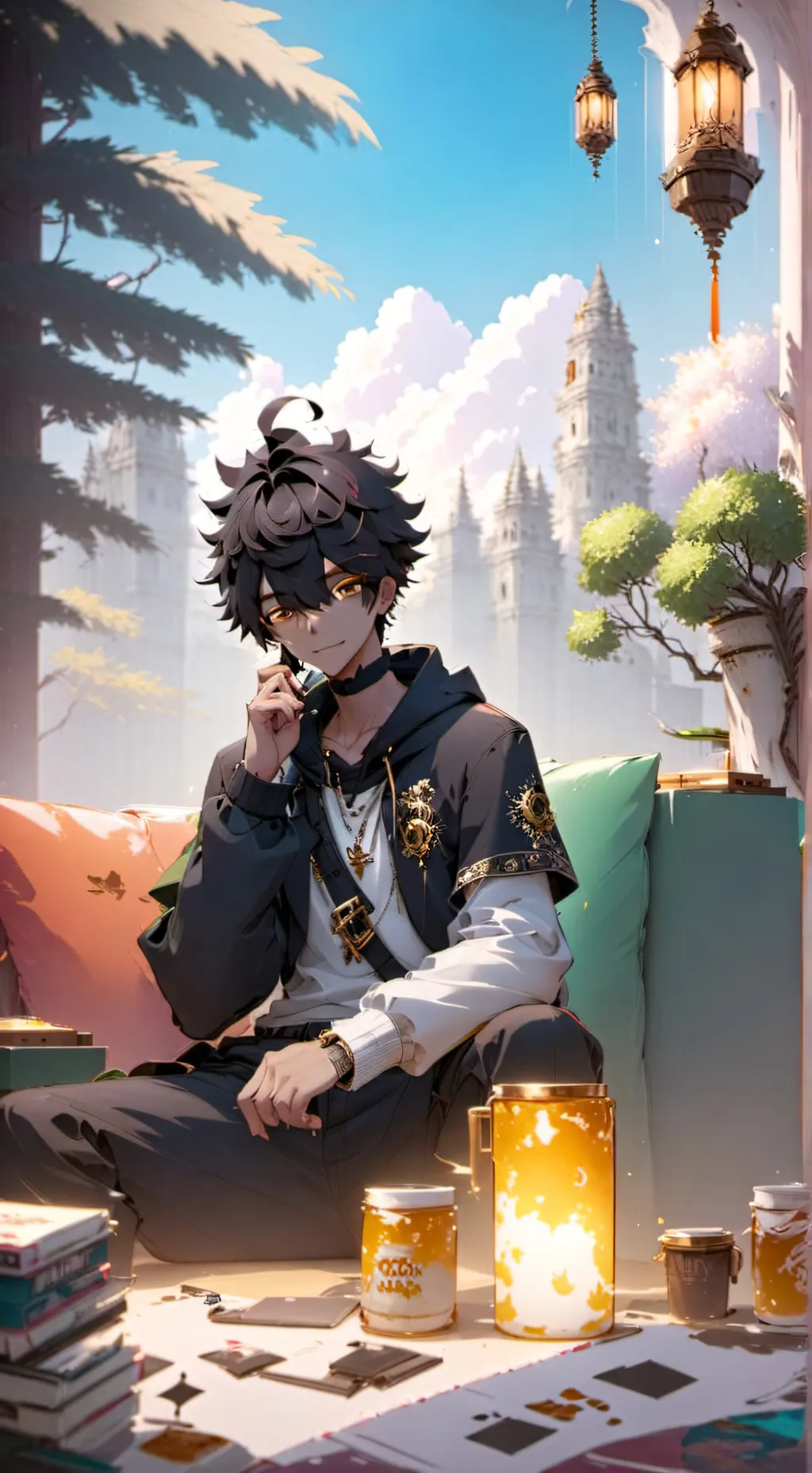 ai character: ZACH background