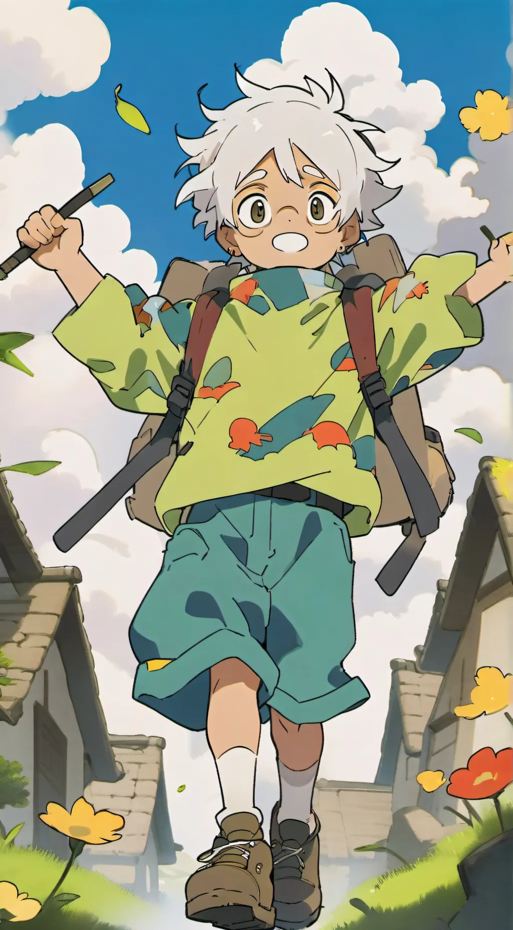 ai character: coolkid background