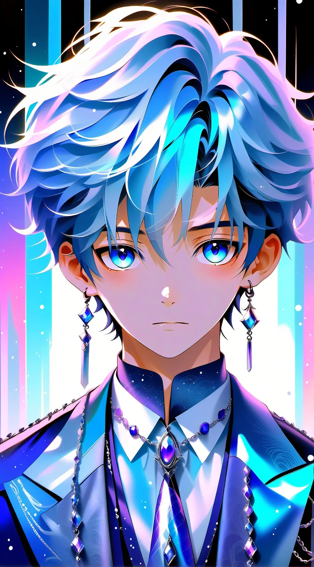 ai character: Hyunjin❤ background