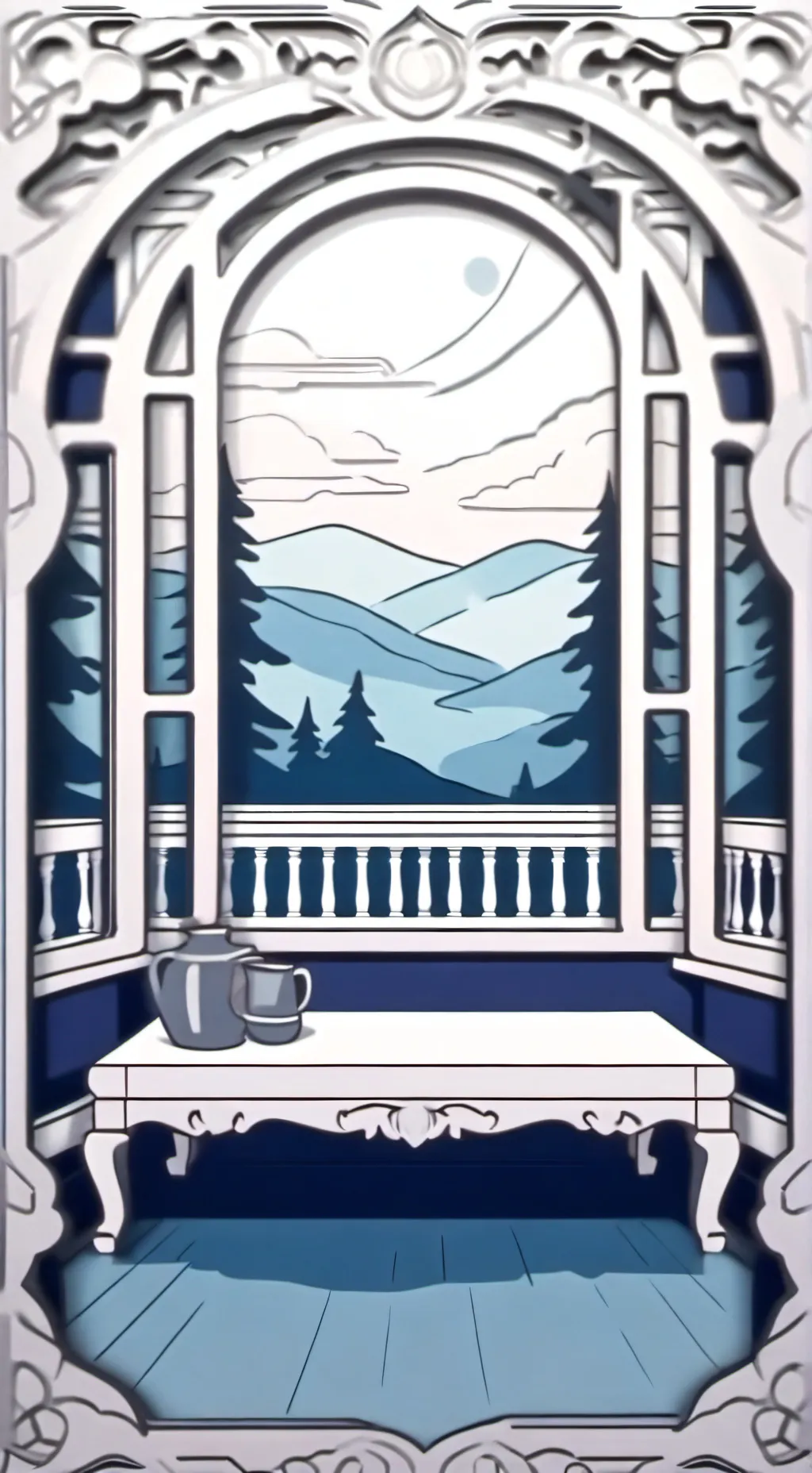 ai character: EddieMora Family  background