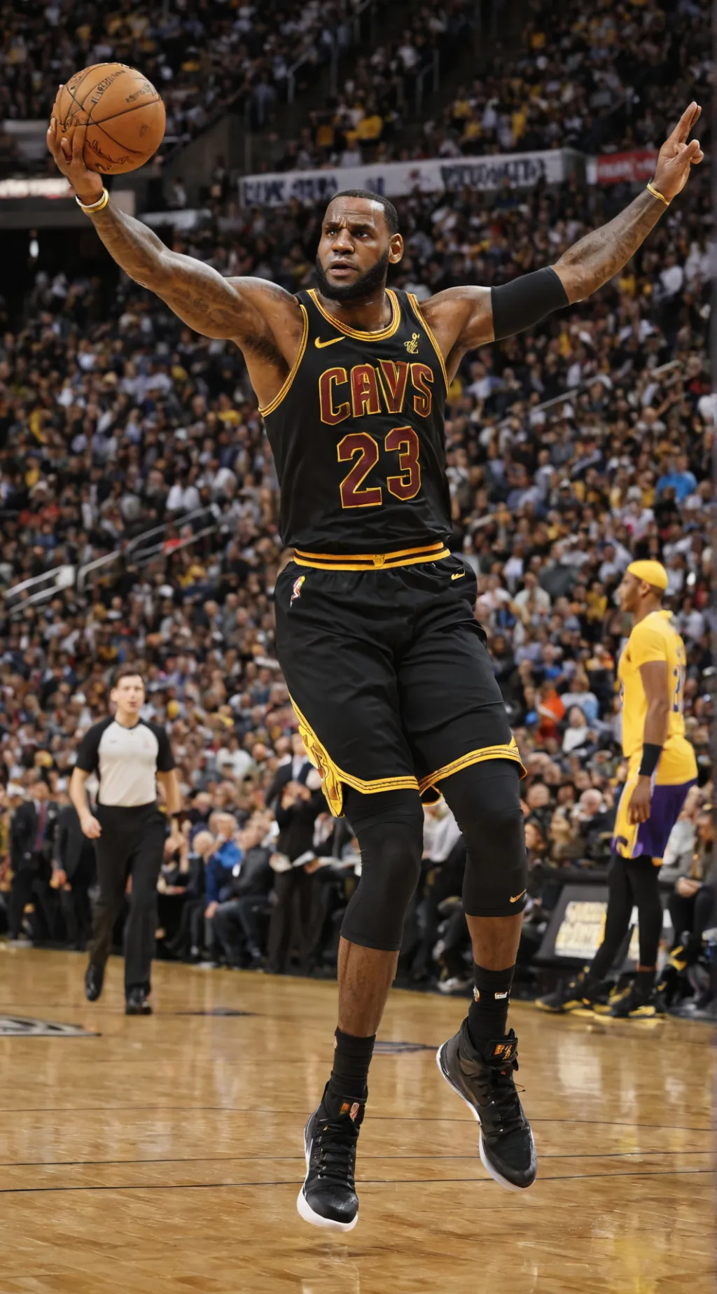 ai character: Lebron James background