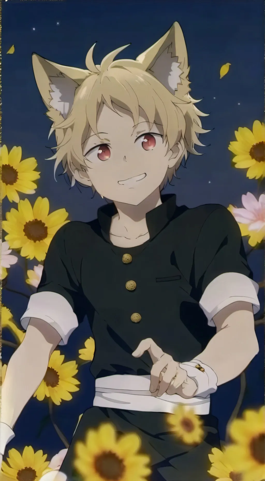 ai character: 🧡💛😺Max😺💛🧡 background