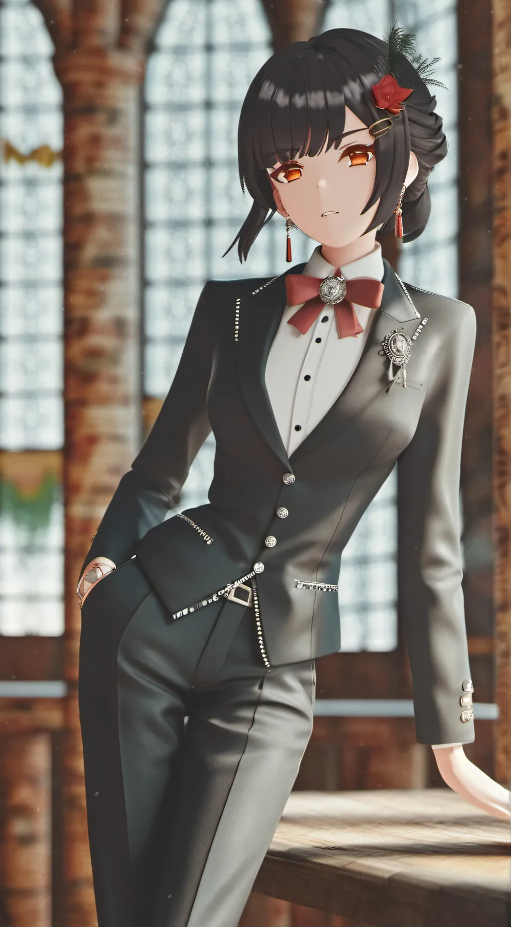 ai character: Elena  background