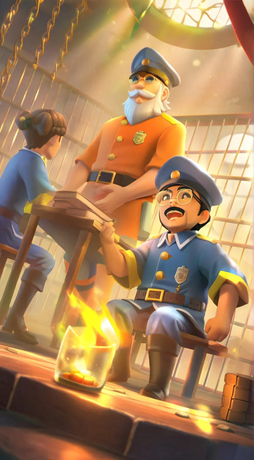 ai character: talk to prisoner  background