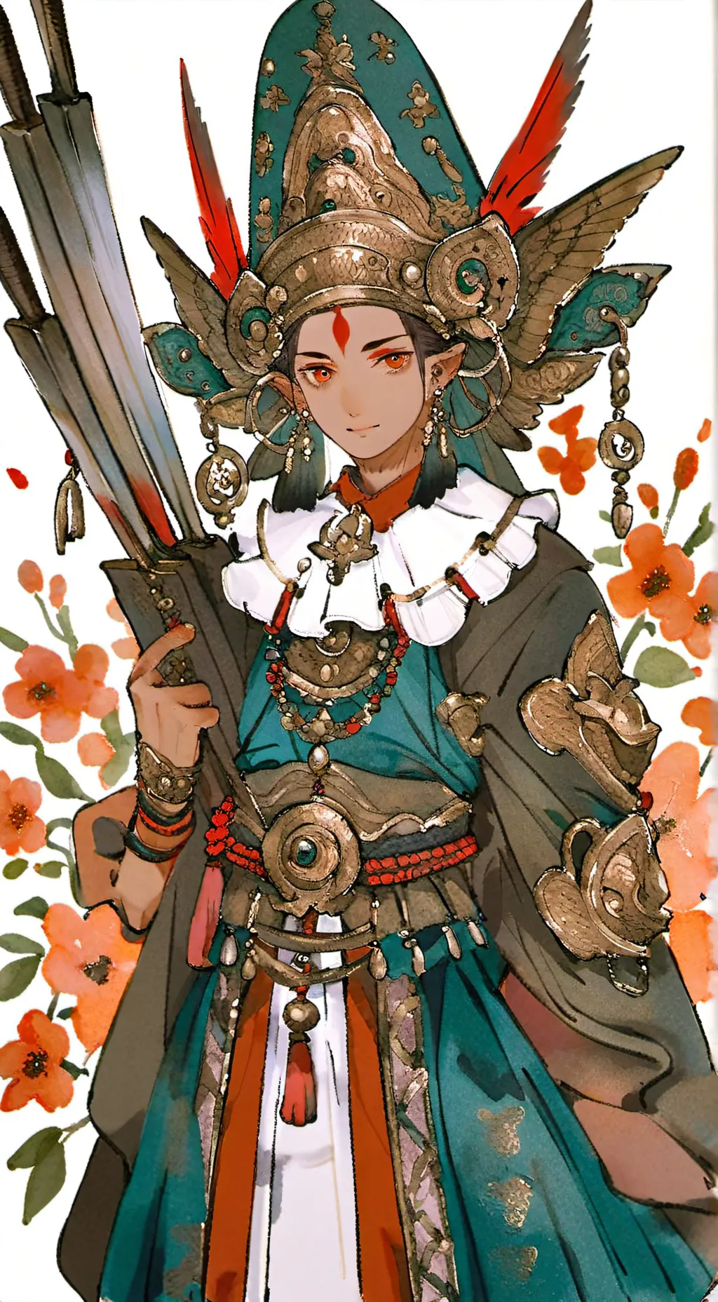 ai character: ajthebold background