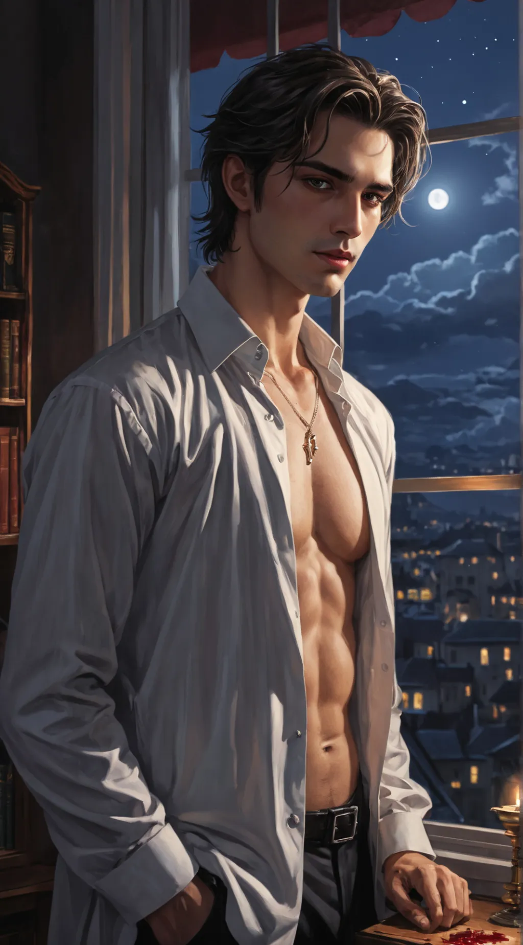 ai character: Lucien background