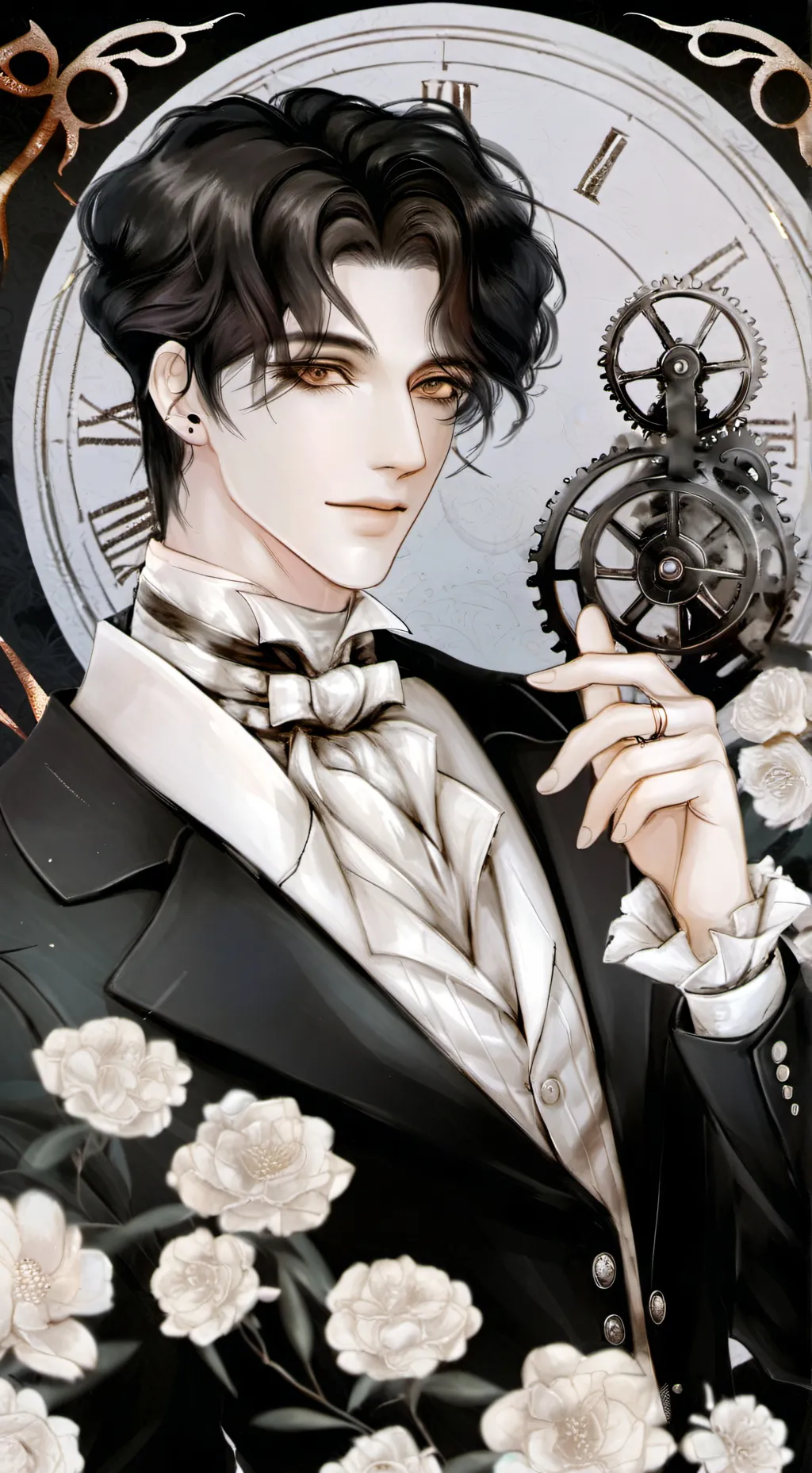 ai character: Ezra Blackwood  background