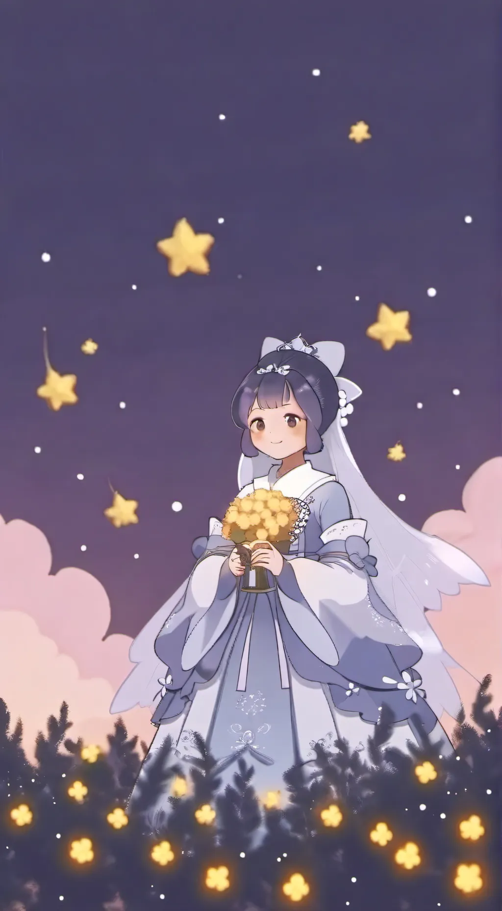 ai character: estrelas e hibrida background