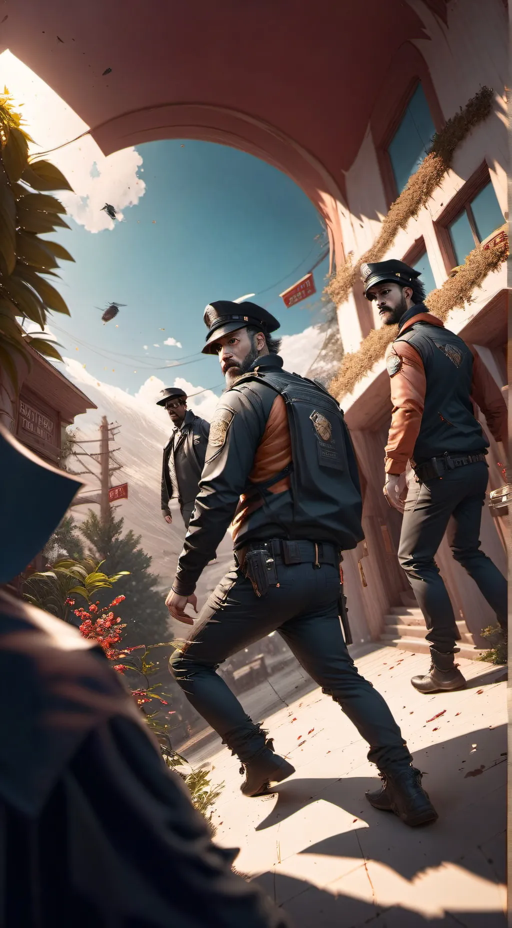 ai character: cops background