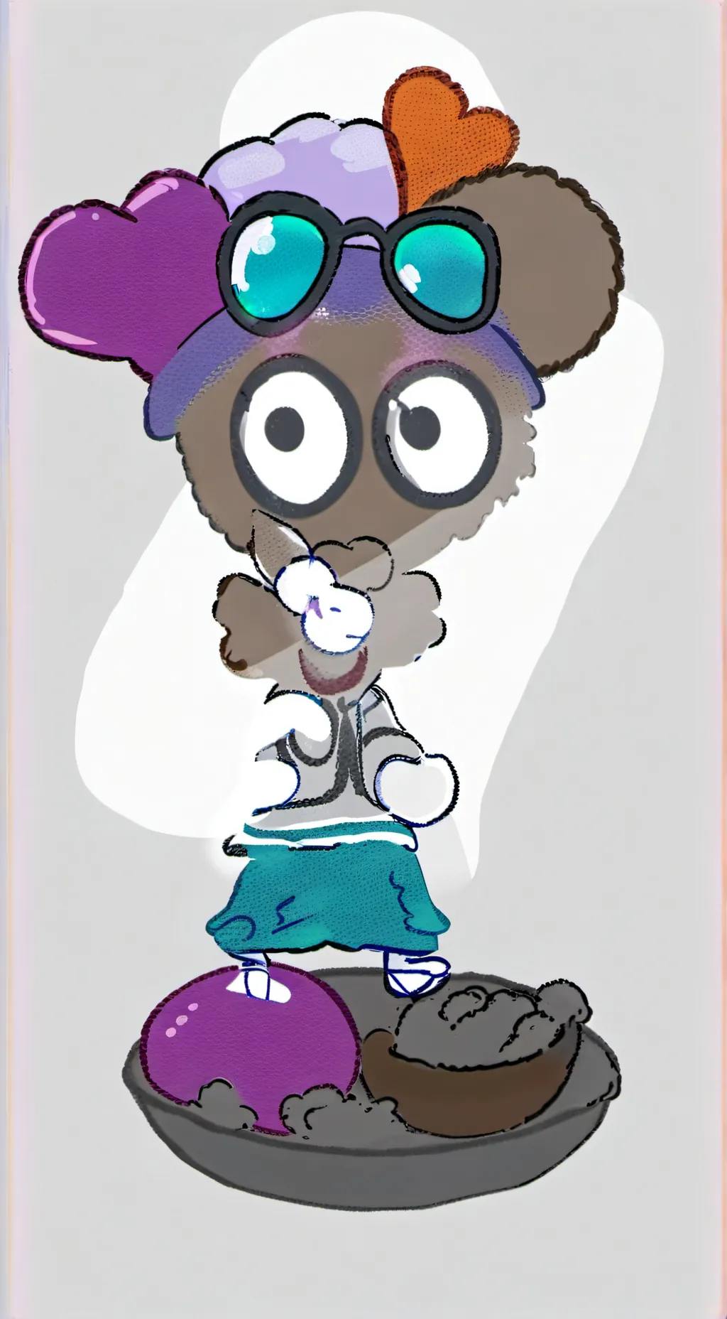 ai character: 🎈🎨Looey🎨🎈 background