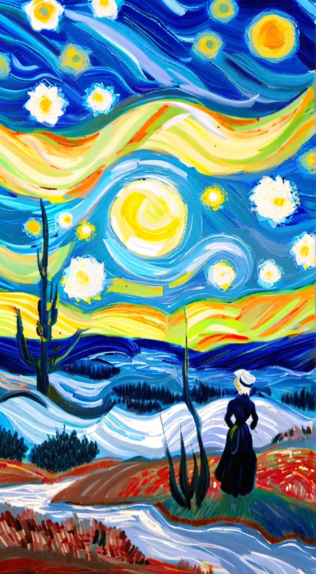 ai character: SMC x PVC background