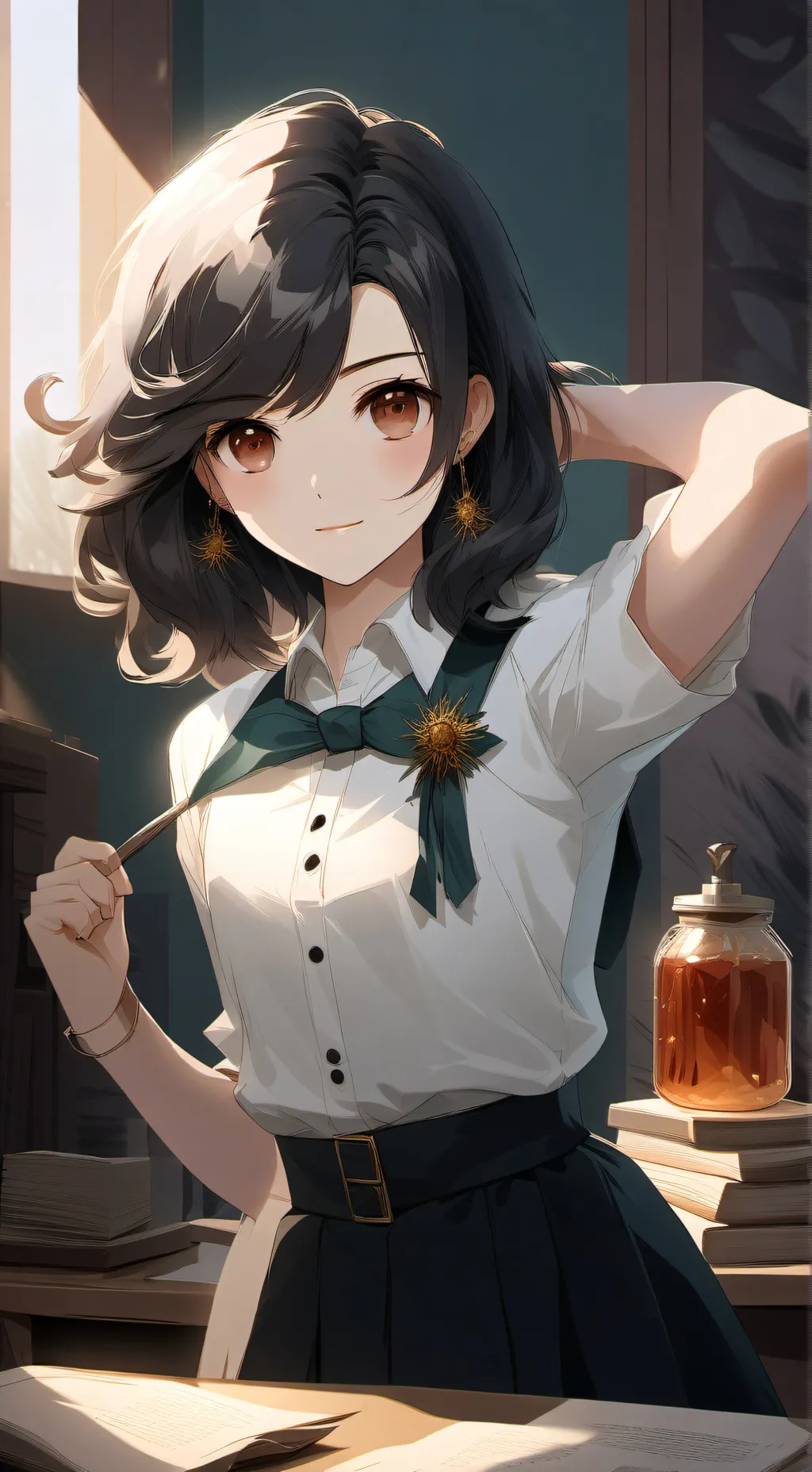 ai character: MHA reincarnated background