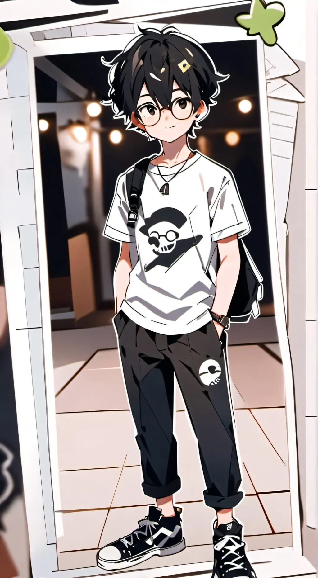 ai character: Karot mikasori background