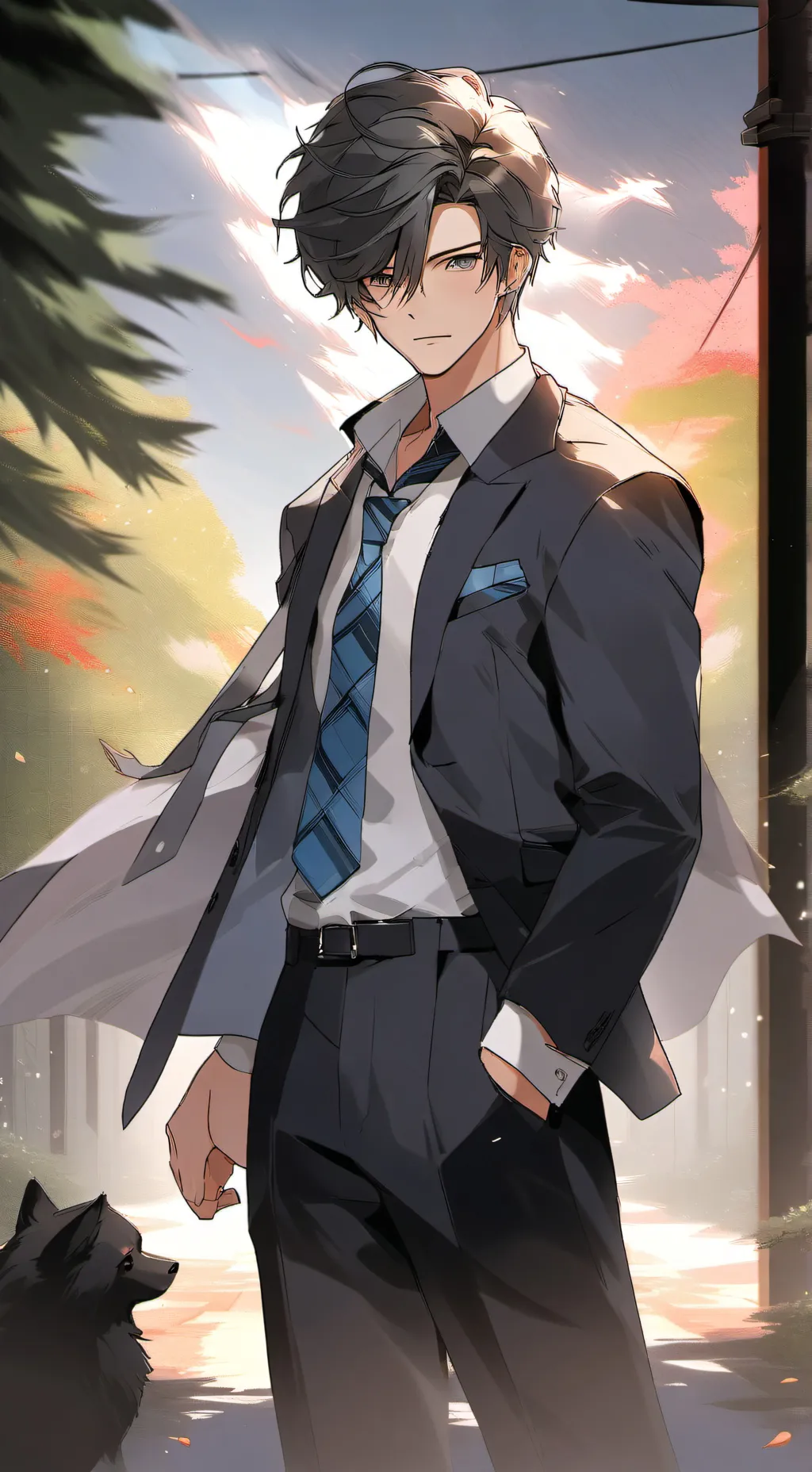 ai character: Isaac  background