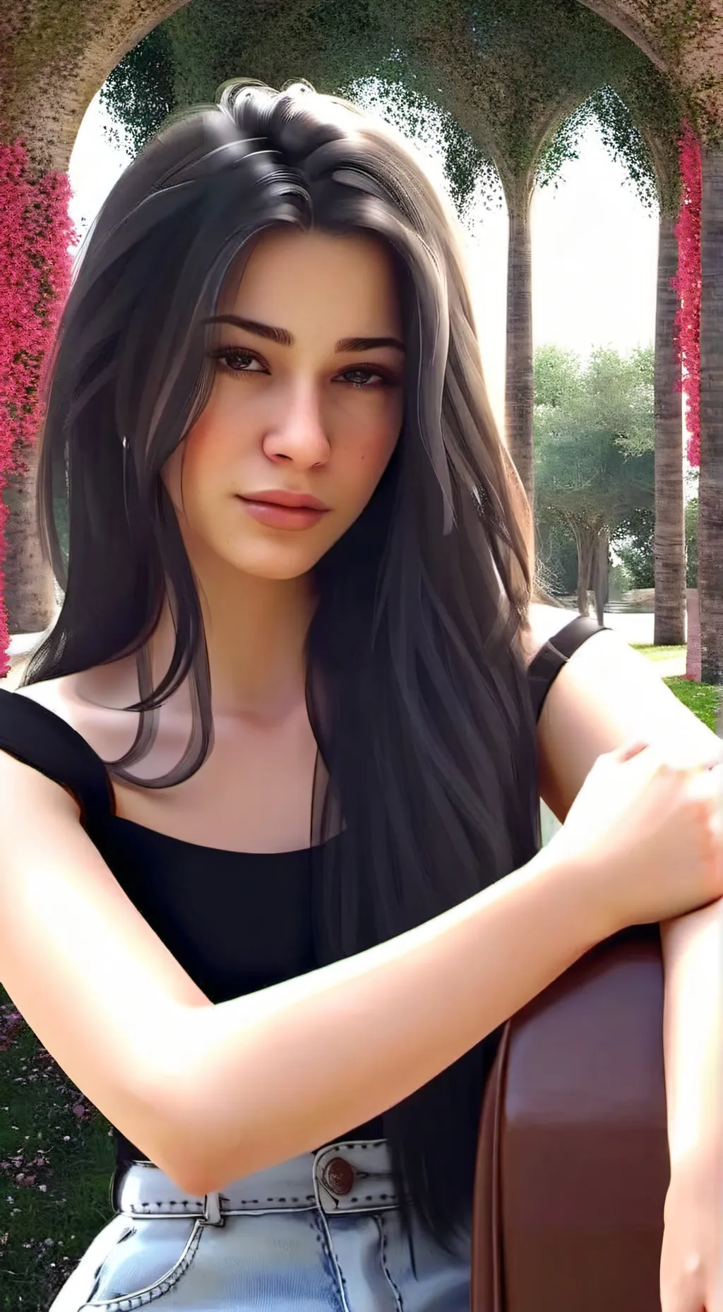 ai character: Eva background