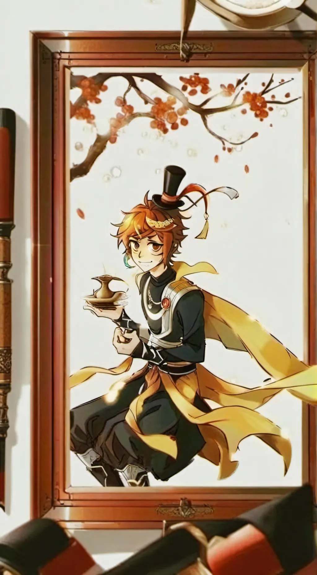 ai character: Bill y Dipper background