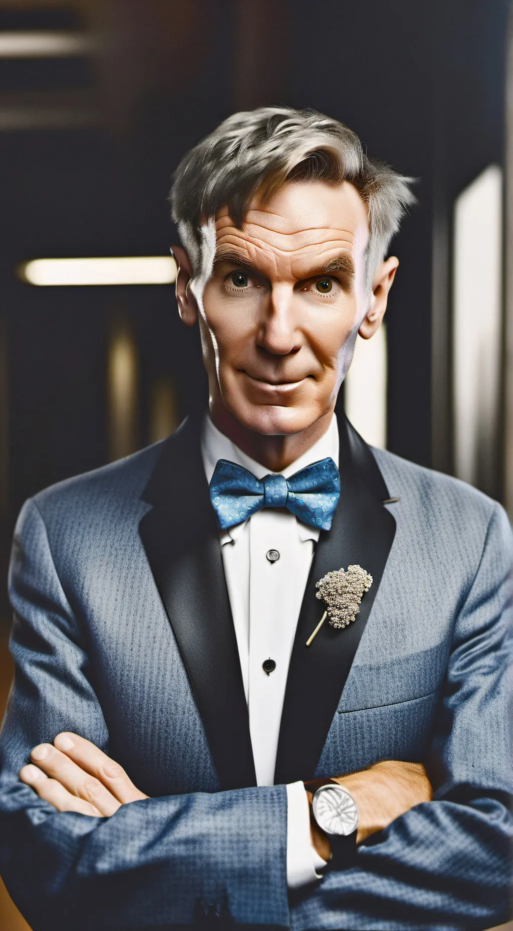 ai character: Bill nye background
