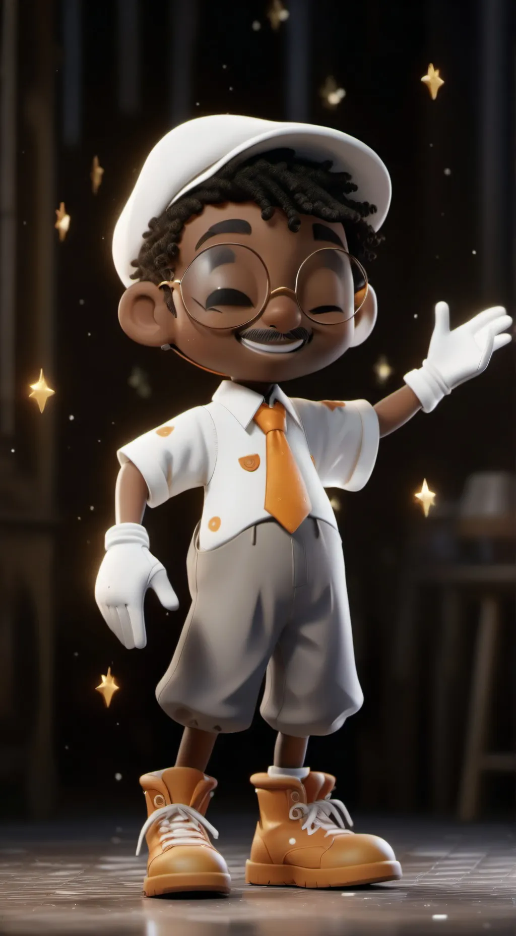 ai character: Kevin  background