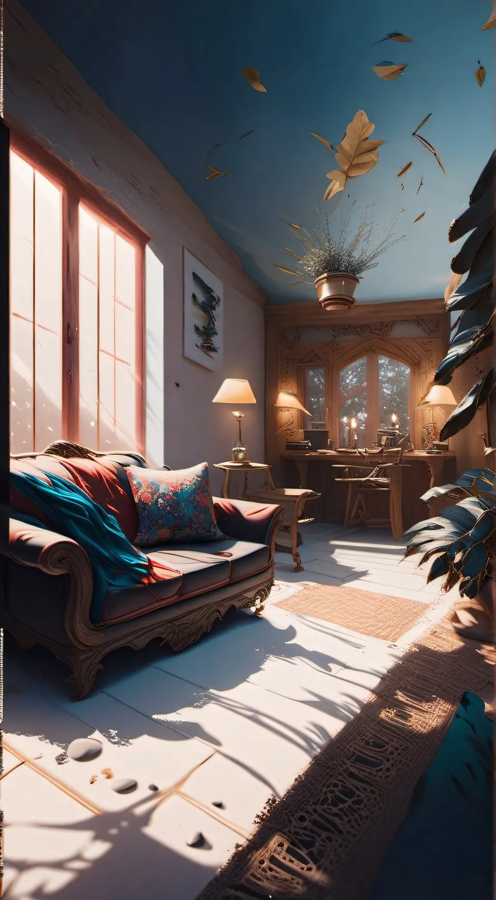 ai character: Mha sleepover background