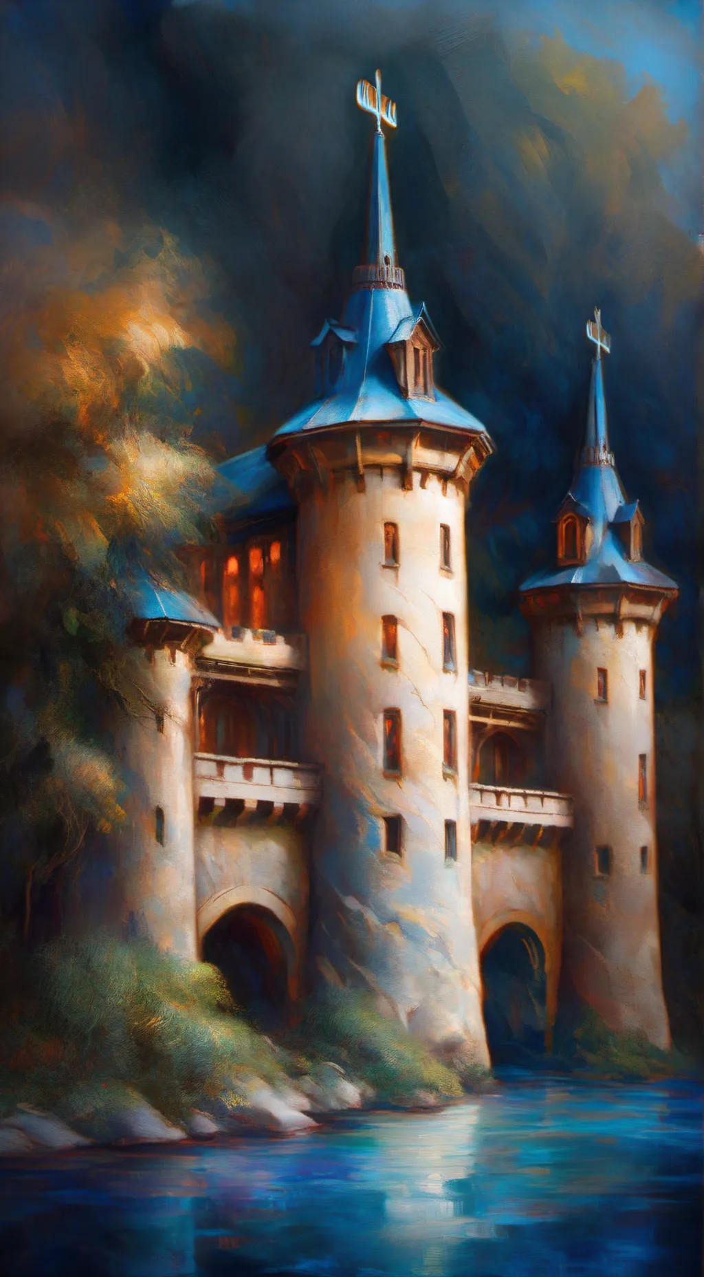 ai character: Firewind background