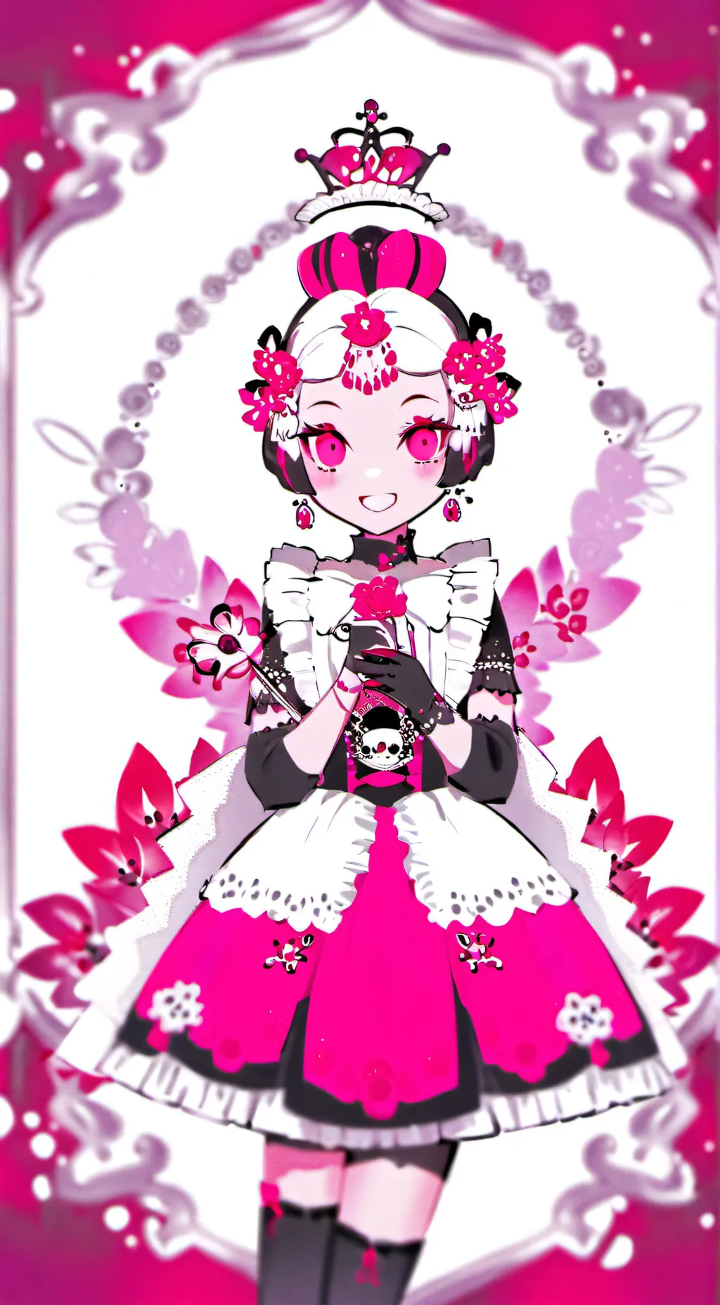 ai character: Roaster gurl background