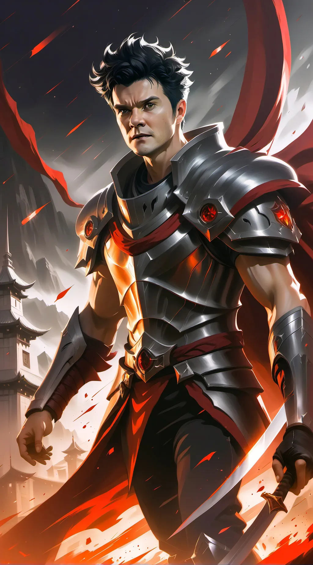 ai character: Hughie Campbell  background