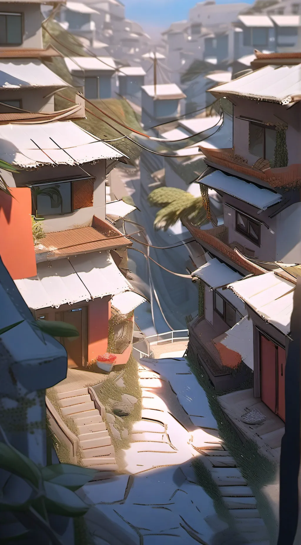 ai character: FAVELA background