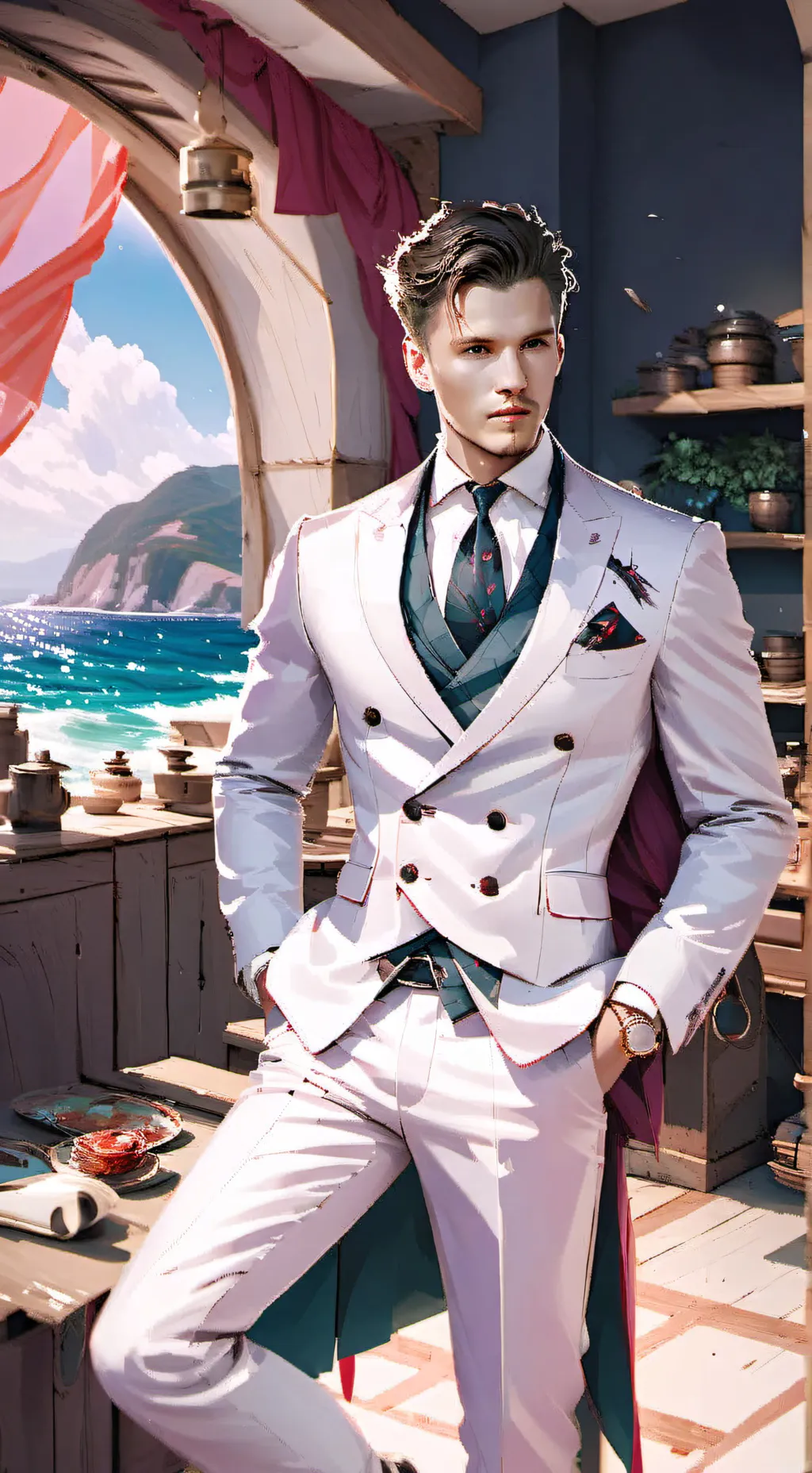 ai character: Marcos background