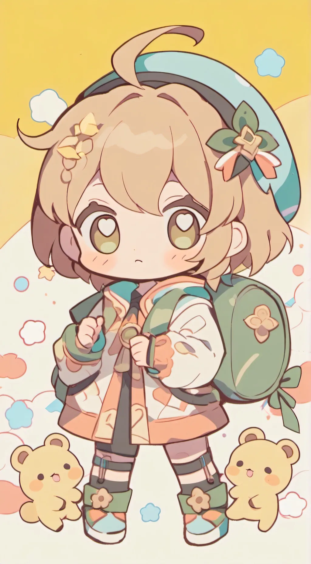 ai character: Cater background