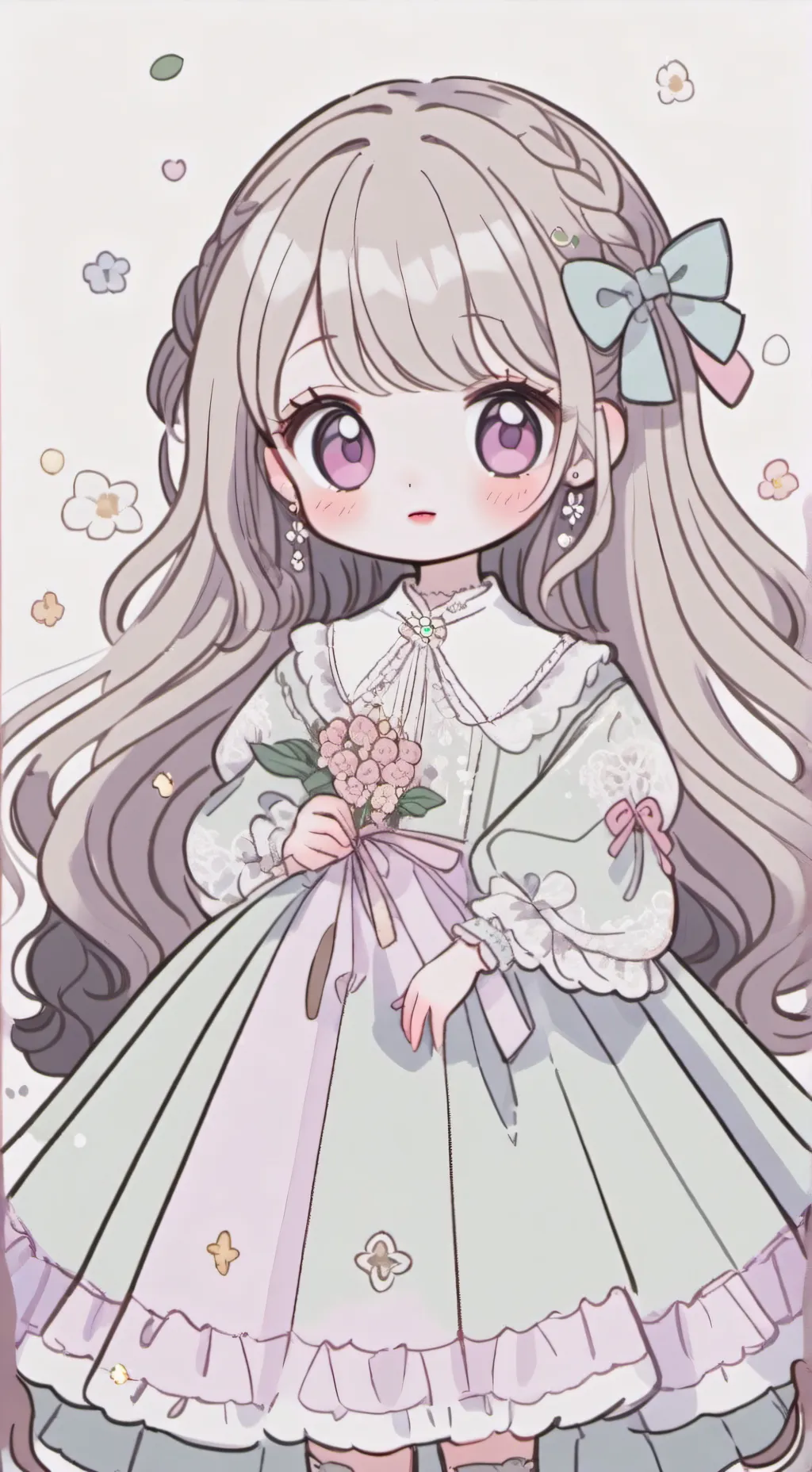 ai character: MEAN CHILD, LILY background