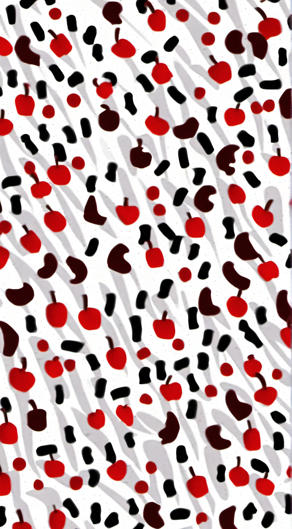 ai character: Candy apple cookie background