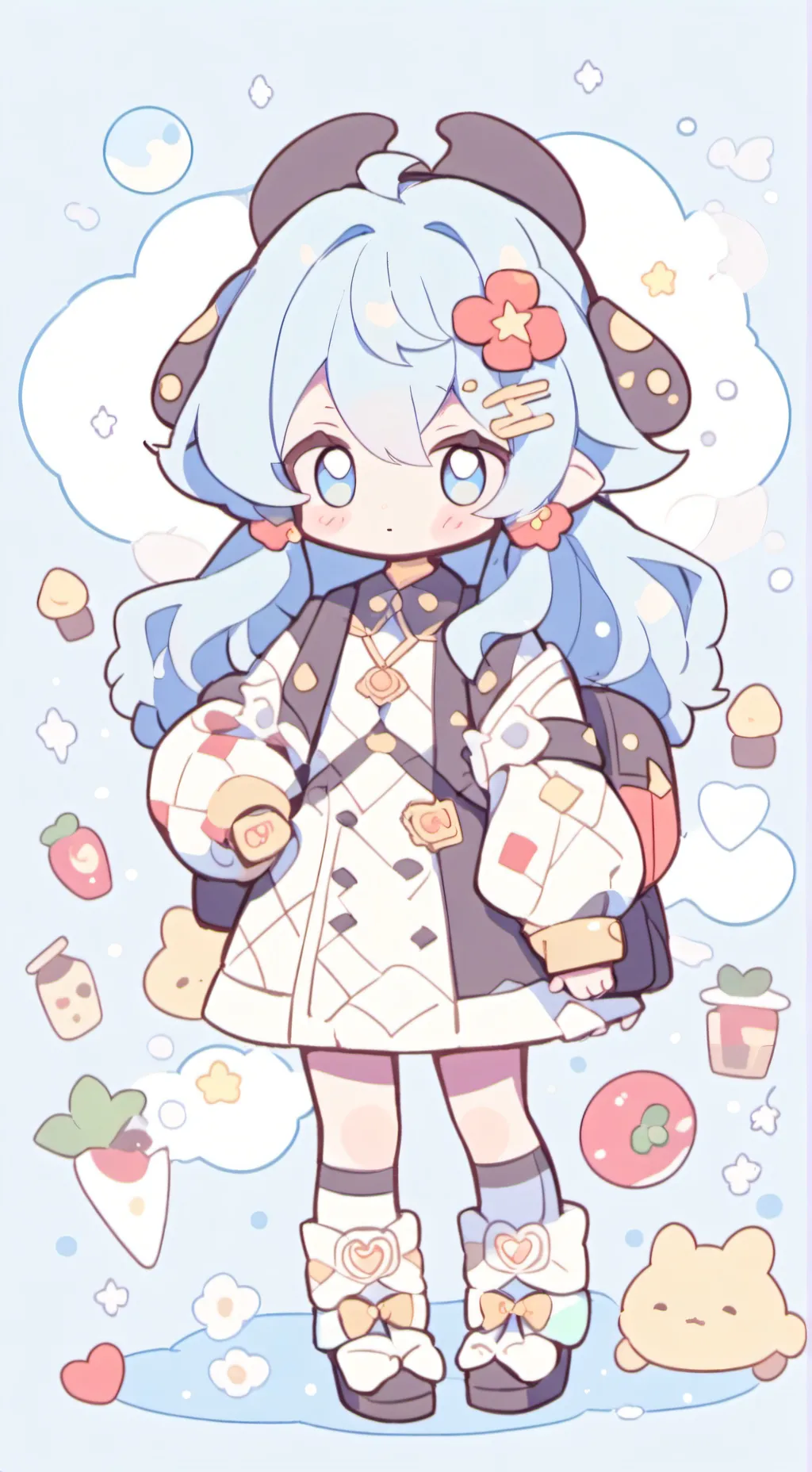 ai character: kny mariage background