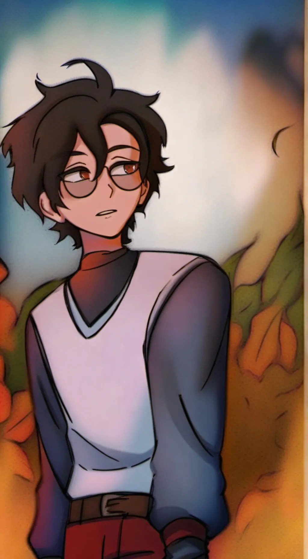 ai character: Ash background