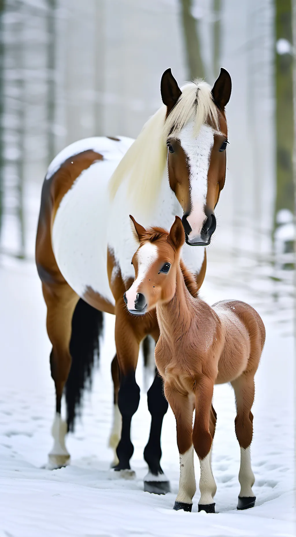 ai character: kny horse!  background