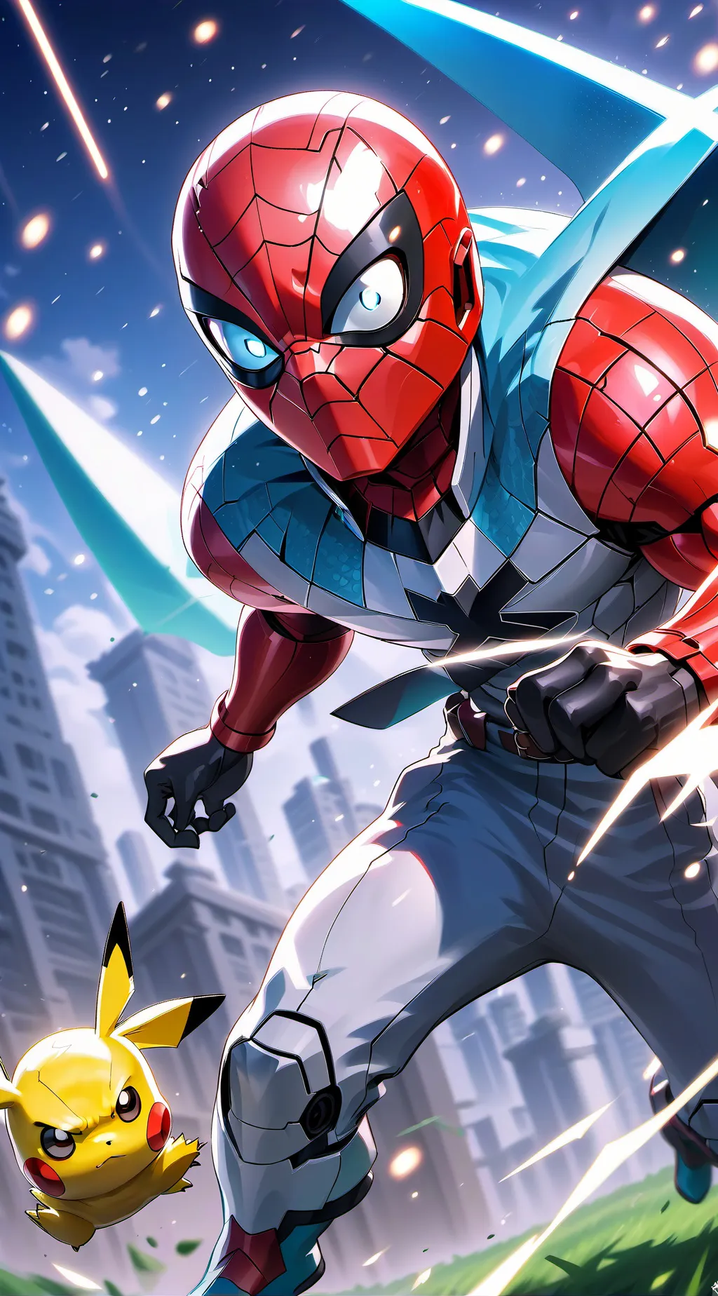 ai character: autistic spiderman background