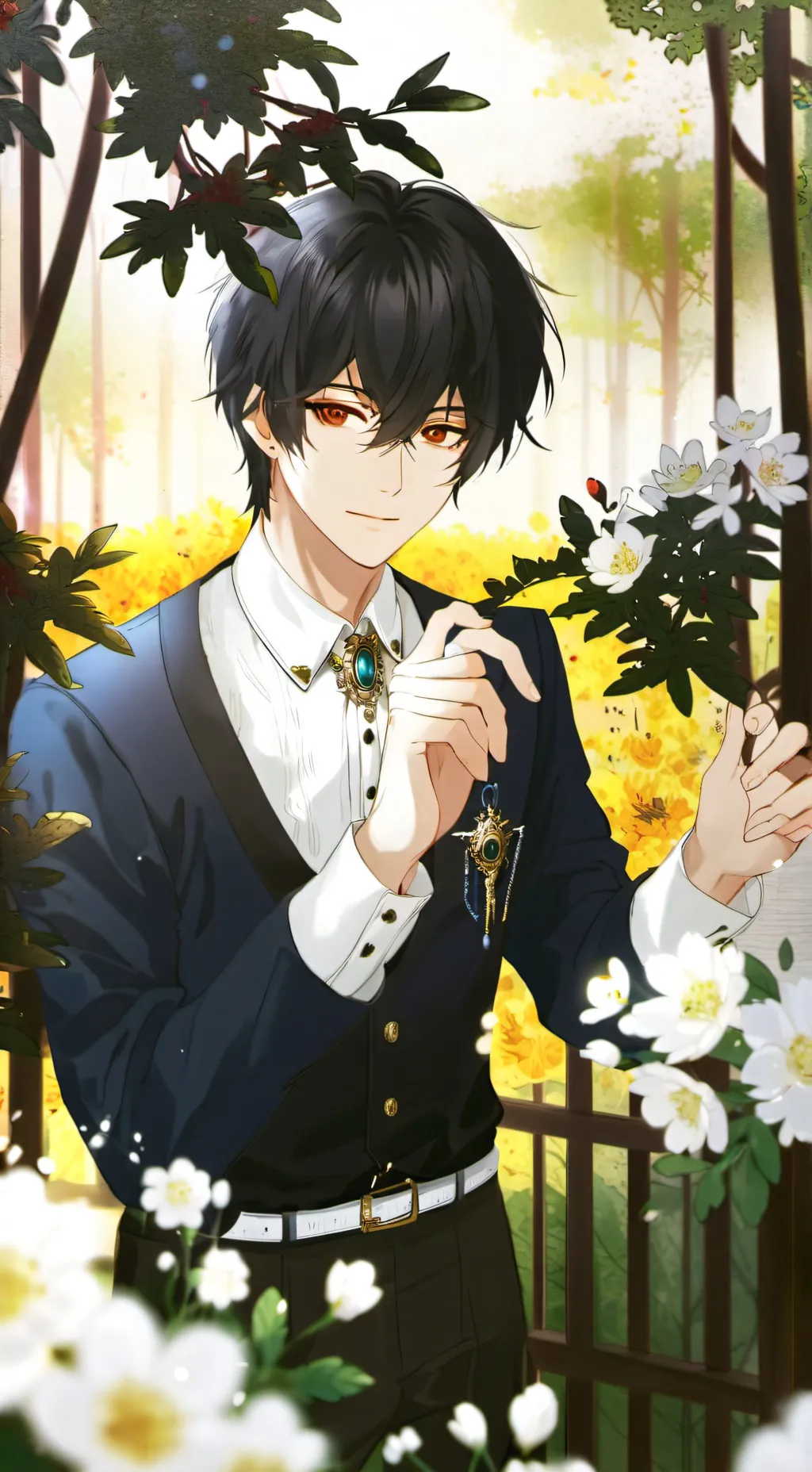 ai character: Йоши background