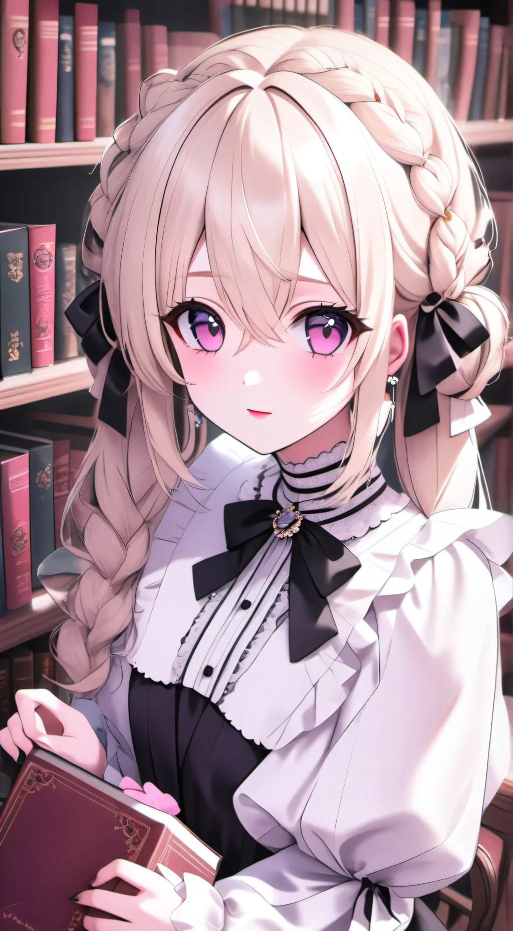 ai character: ⚜️Evelyn⚜️ background