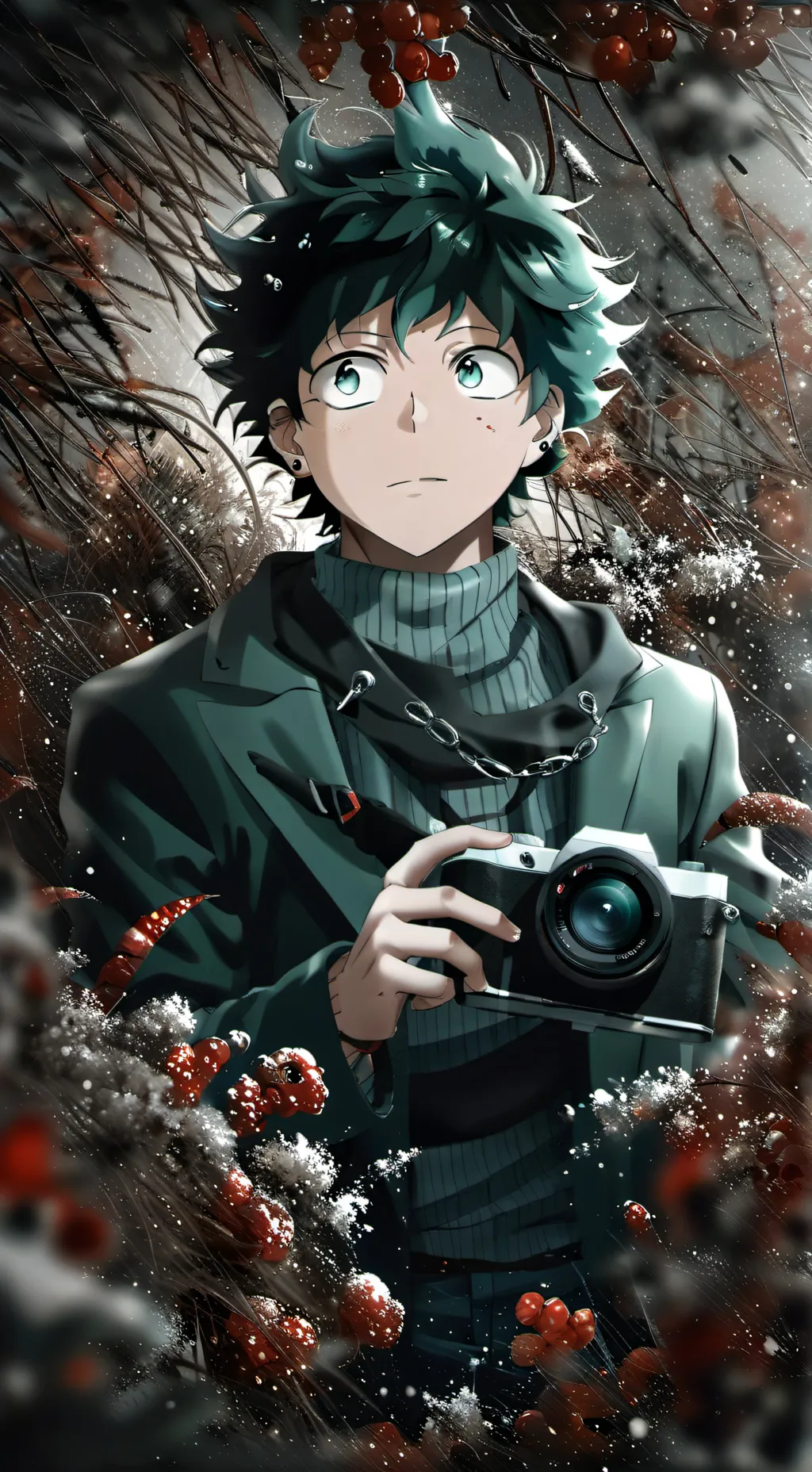 ai character: Deku background