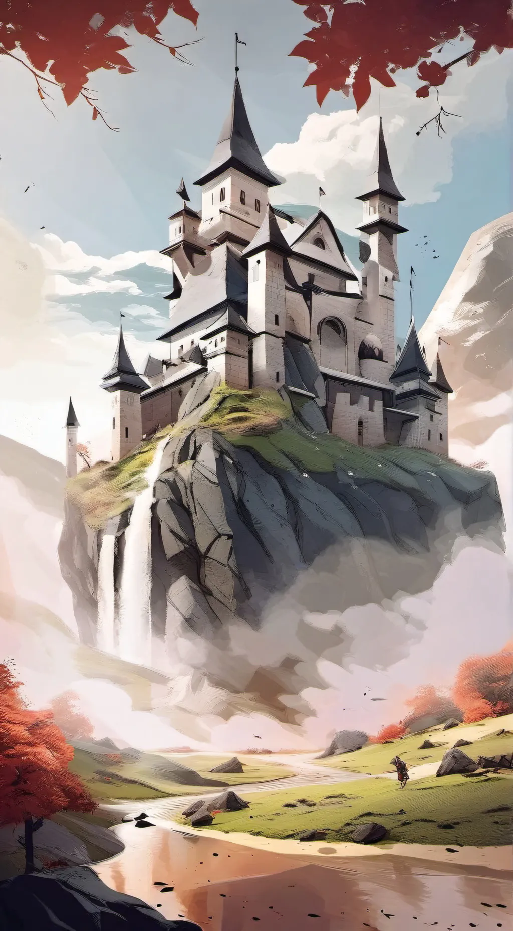 ai character: Hogwarts  background