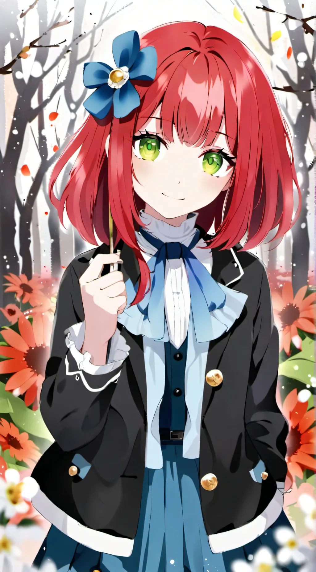 ai character: Cherry Heart background