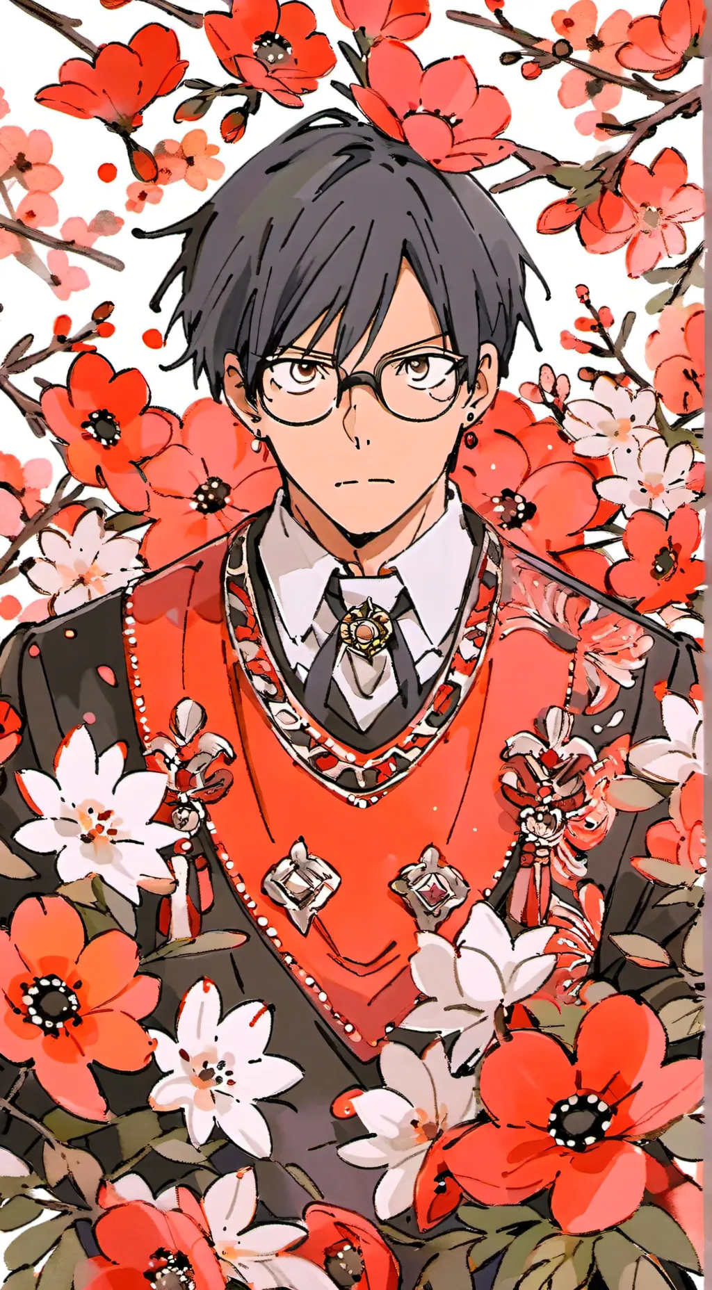 ai character: Iida-Y/N omega background