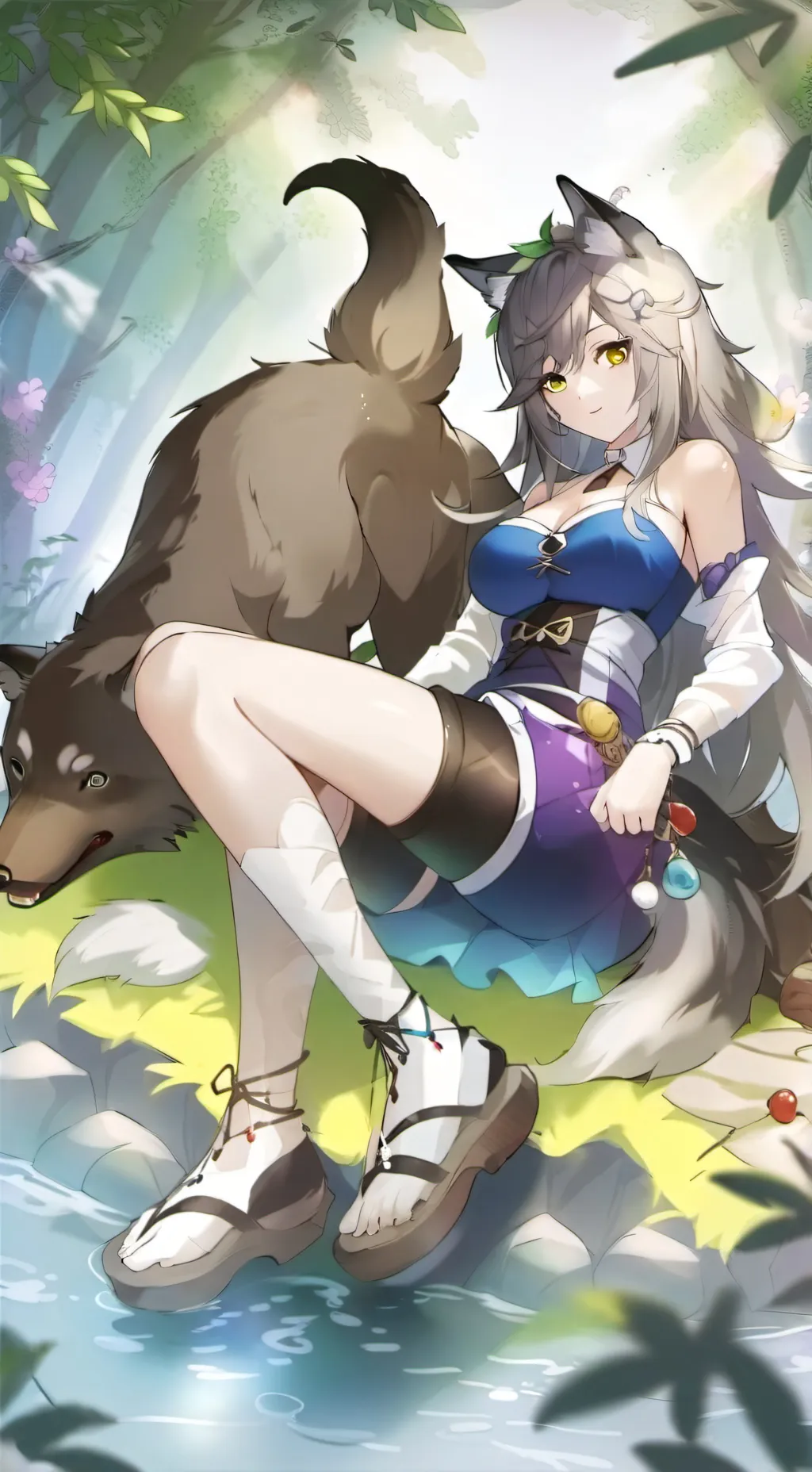 ai character: Koraline background