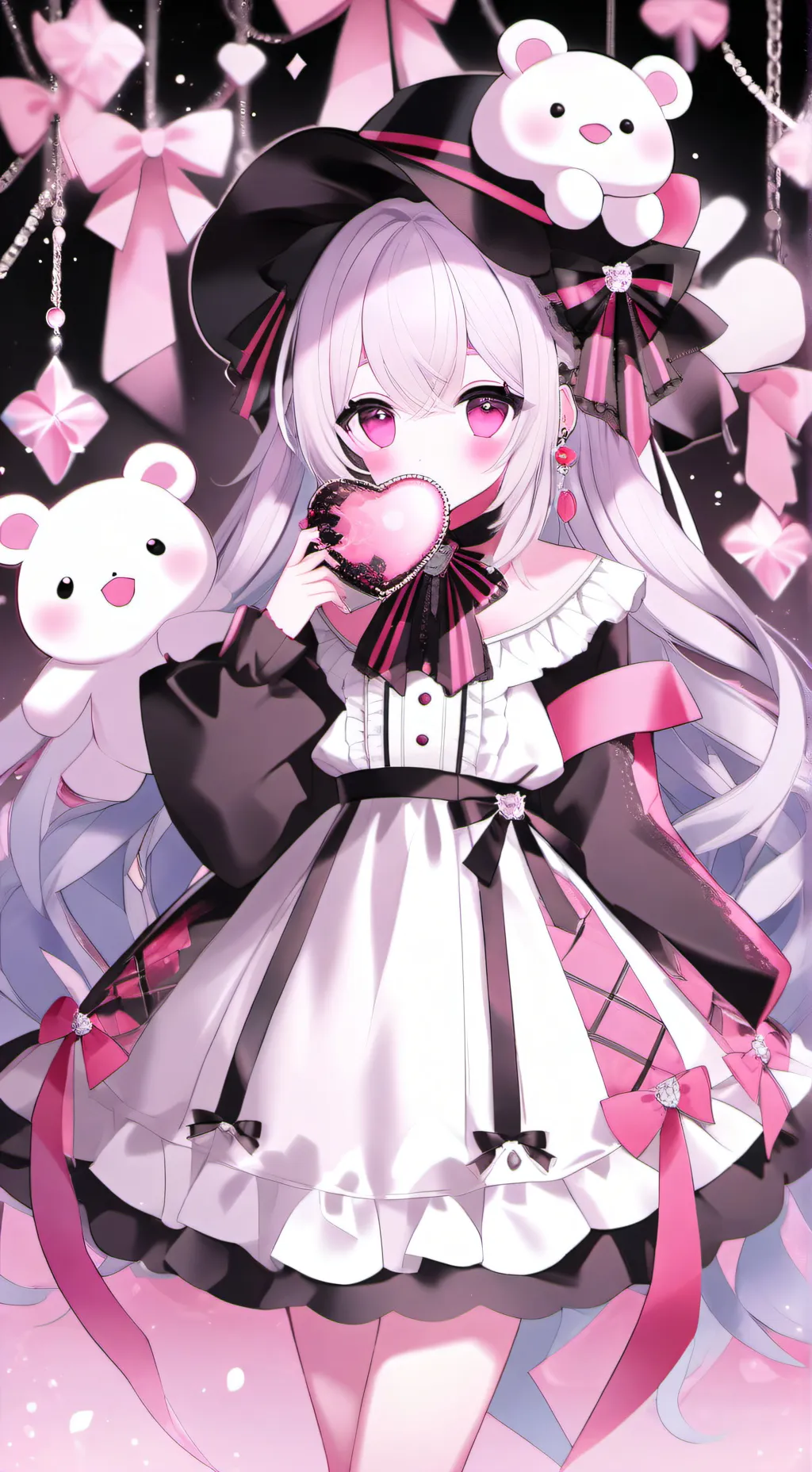 ai character: Cherry background